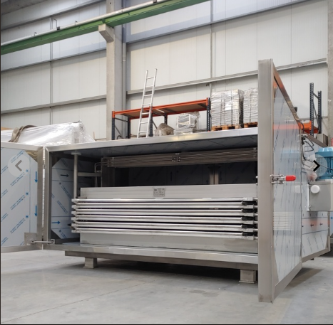 Hydraulic Contact Plate Freezer with Roller Shutter Door